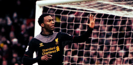 Daniel Sturridge scores against Man Utd