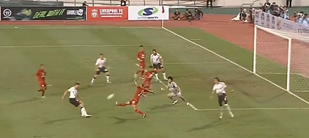 Steven Gerrard scores against Thailand