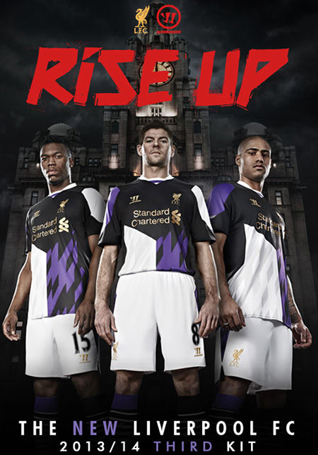 Warrior present: The new Liverpool Home-kit 13/14