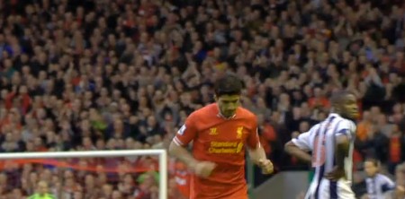 Suarez receives a standing ovation for his hat-trick