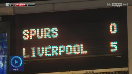 Liverpool hammer Spurs 5-0 at White Hart Lane