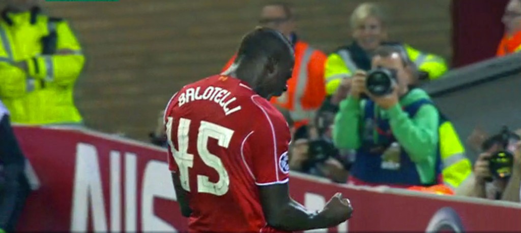 Mario Balotelli debut goal for LFC