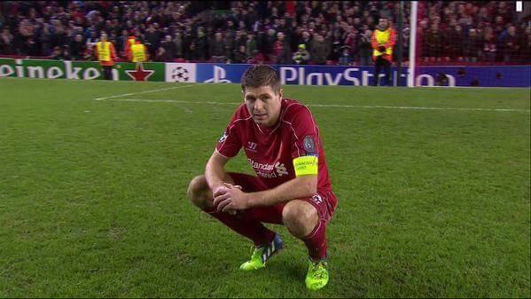 Steven Gerrard Full Time against FC Basel