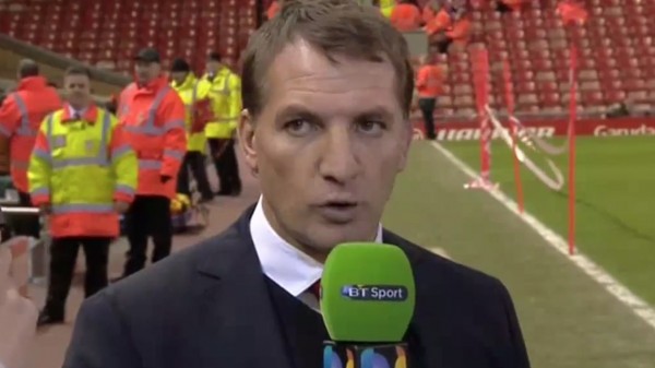 Rodgers post match interview with BT Sport