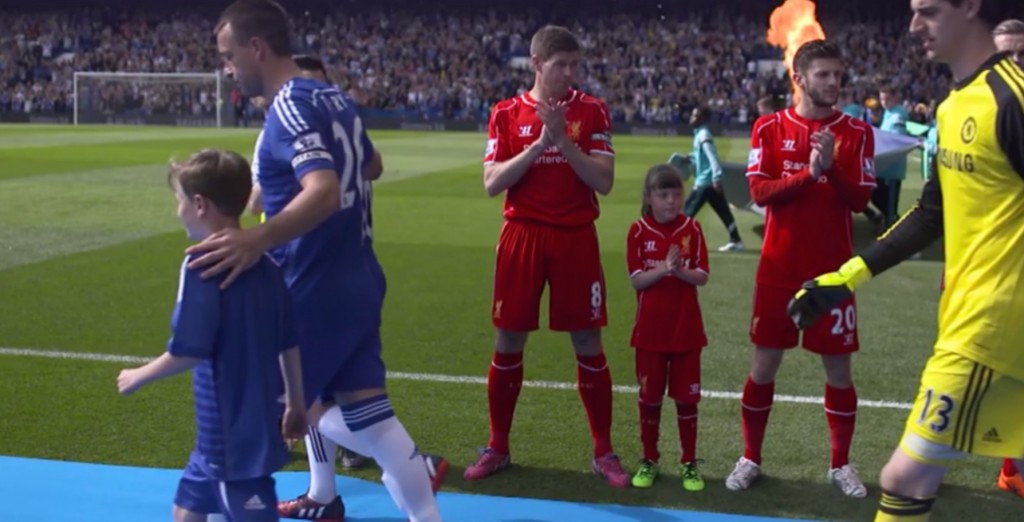 Guard of Honour from Liverpool for Chelsea