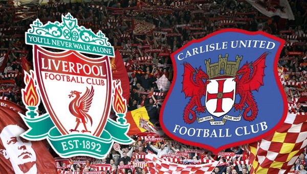 Liverpool v Carlisle United League Cup at Anfield