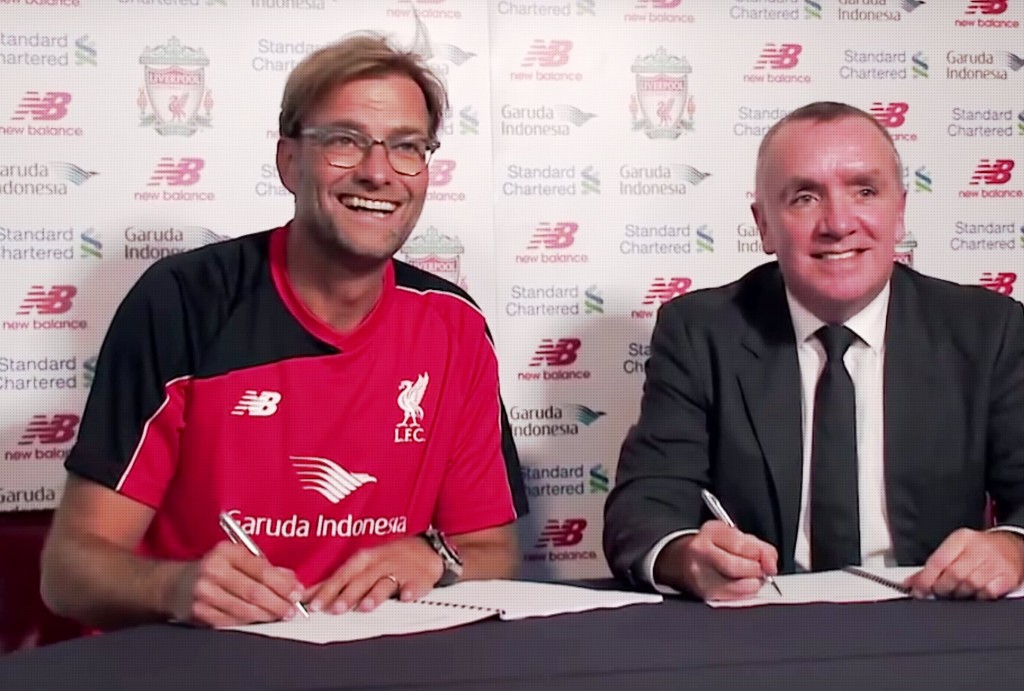 Jurgen Klopp and Ian Ayre