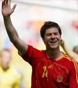 Xabi Alonso kicks off Spain's campaign