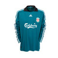 Liverpool FC Official Long Sleeve European Away Shirt 2007/08