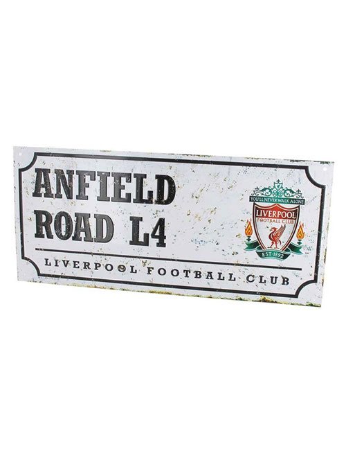 Liverpool FC Retro Street Sign