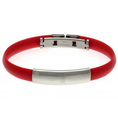 Liverpool Liverbird Rubber Band Bracelet - Stainless Steel