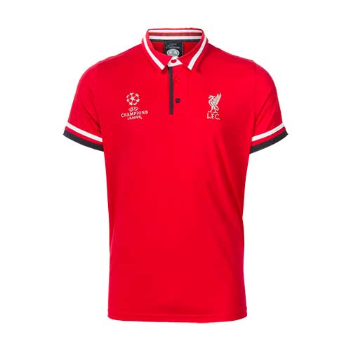 Liverpool FC Adult Champions League Premium Polo Shirt