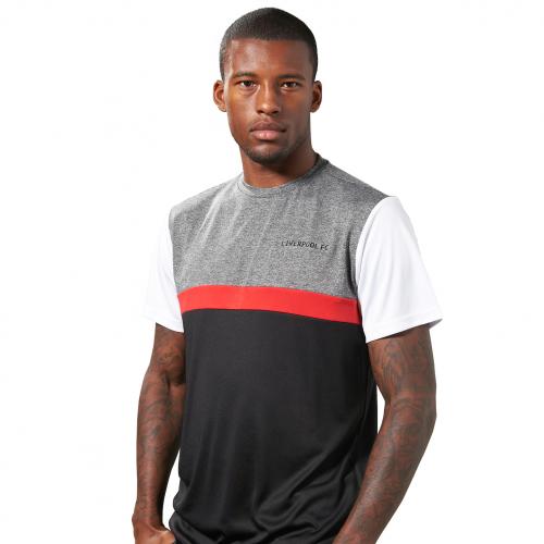 Black Stripe Panel Mens LFC T-Shirt Black Stripe Panel Mens LFC T-Shirt