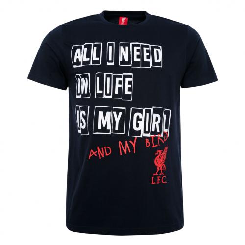 LFC Mens Navy All I Need in My Life Tee LFC Mens Navy All I Need in My Life Tee
