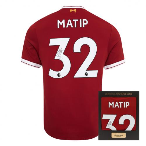 Joel Matip Signed Boxed LFC Shirt