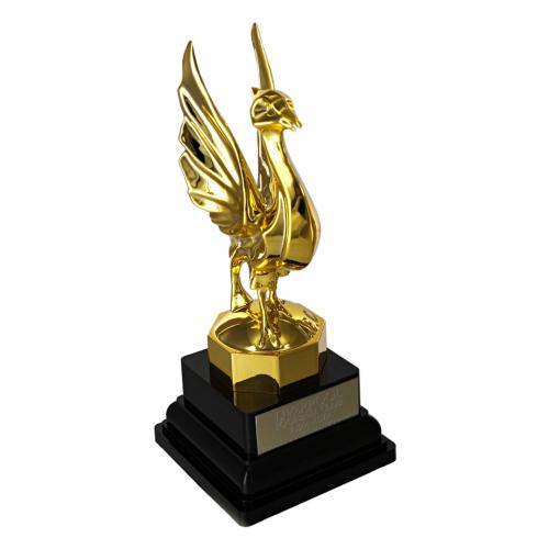 LFC Limited Edition Gold Liverbird Statue