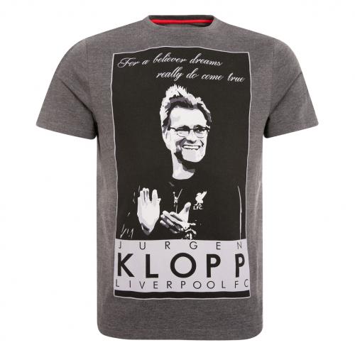 Klopp - Dreams really do come true - Charcoal T-Shirt - Mens Klopp - Dreams really do come true - Charcoal T-Shirt - Mens