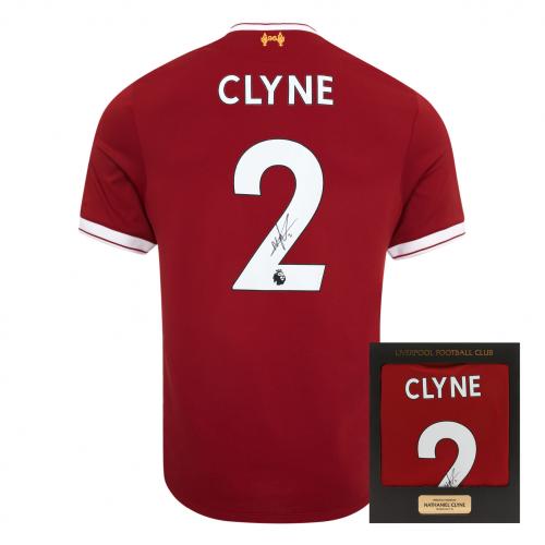 Nathaniel Clyne Signed Boxed LFC Shirt