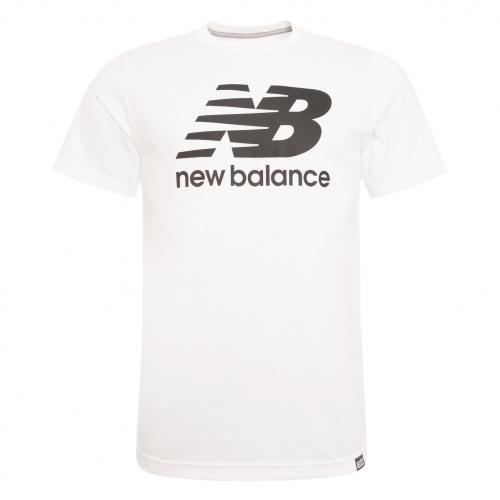 New Balance Mens White Classic SS Logo Tee New Balance Mens White Classic SS Logo Tee