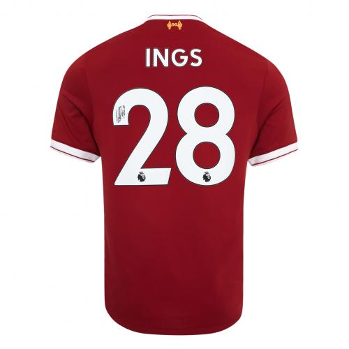 LFC 17/18 Ings Signed Single Shirt