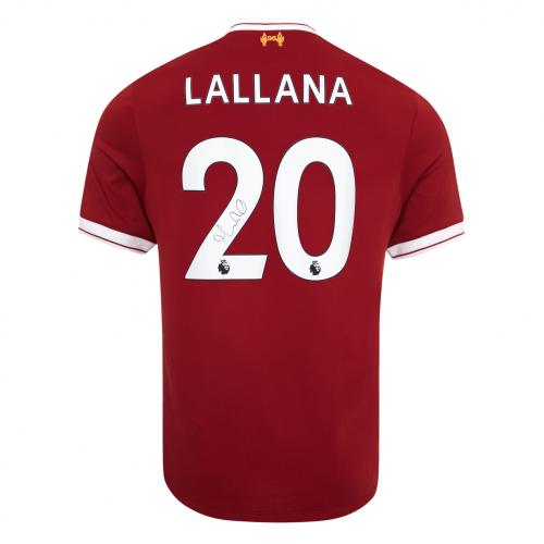 LFC 17/18 Lallana Signed Single Shirt
