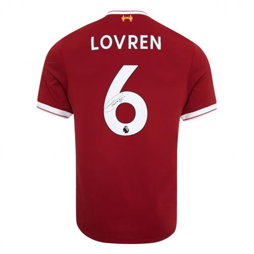 LFC 17/18 Lovren Signed Single Shirt