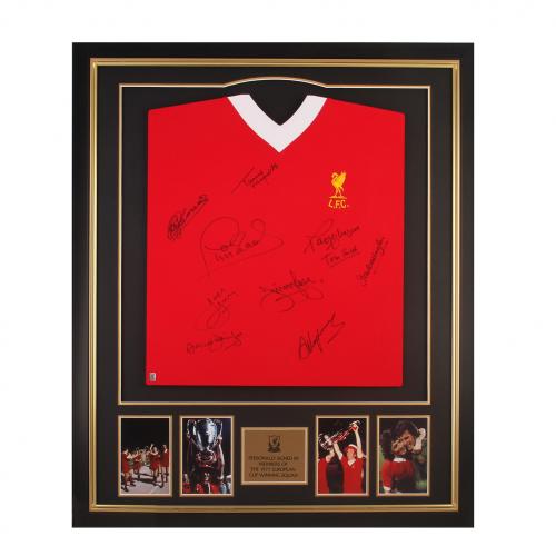 LFC 1977 Signed Framed Shirt