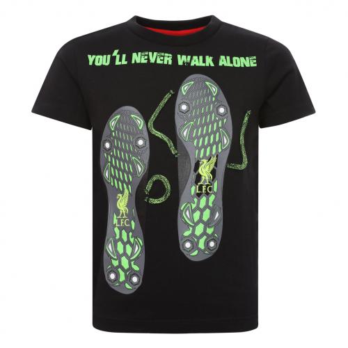 LFC Boys Black Boot Glow Tee