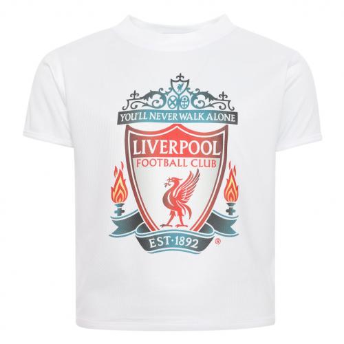 100% Cotton L.F.C Official Liverpool FC Crest EST 1892 Football T-Shirt 