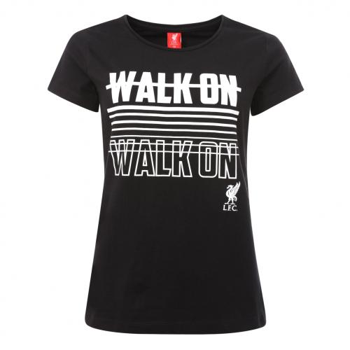 LFC Ladies Black Walk On Tee