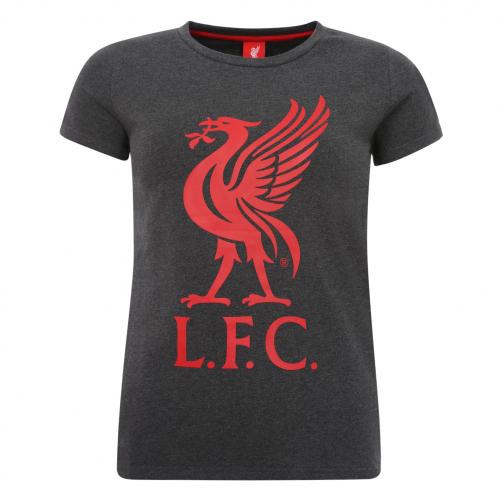 LFC Ladies Charcoal Liverbird Tee