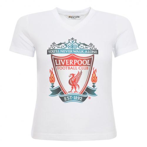 LFC Ladies White Crest Tee