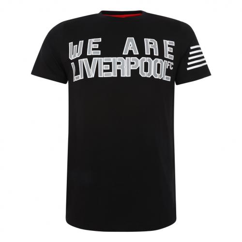 LFC Mens Black We Are Liverpool Tee