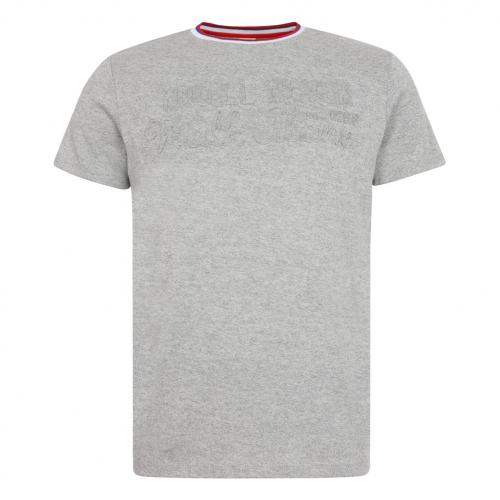 LFC Mens Grey Knit Embossed YNWA Tee LFC Mens Grey Knit Embossed YNWA Tee