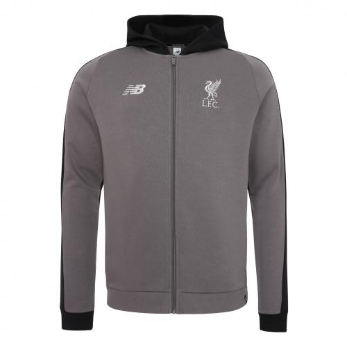 LFC Mens Grey Leisure Hoody 18/19