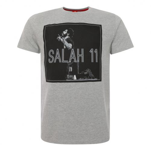 LFC Mens Grey Marl Salah 11 Tee