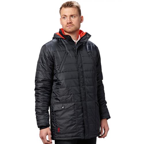 LFC Mens Navy Long Padded Jacket