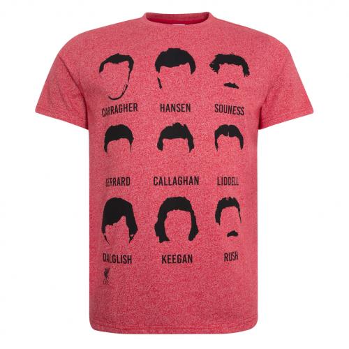 LFC Mens Red Marl Legends Silhouette Tee LFC Mens Red Marl Legends Silhouette Tee