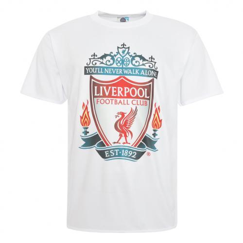 LFC Mens White Crest Tee