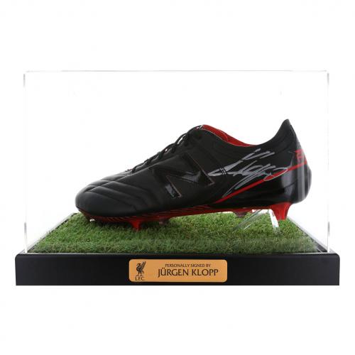 LFC Signed Klopp Boot in Case