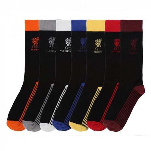 LFC Mens 7 Pack Day Of The Week Socks