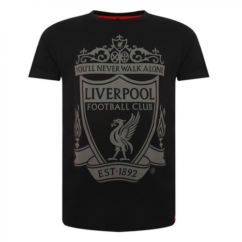 LFC Mens Black Crest Tee