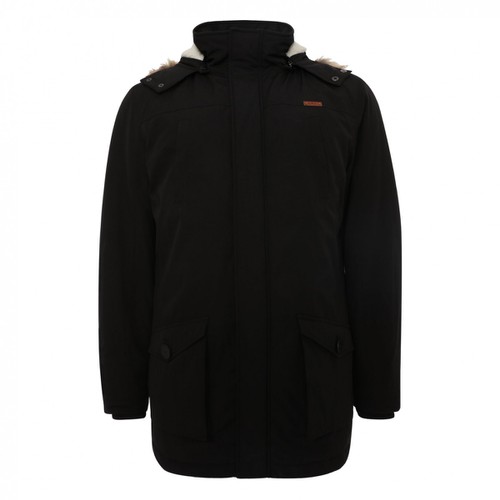 LFC Mens Black Parka Jacket