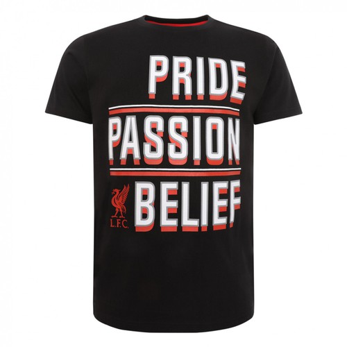 LFC Mens Black Pride Passion Belief Tee