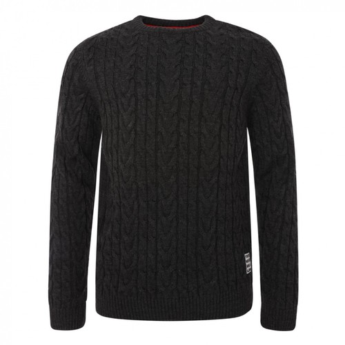 LFC Mens Charcoal Cable Knit Jumper