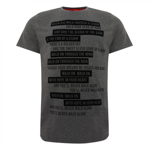 LFC Mens Charcoal Walk Through The Storm Tee