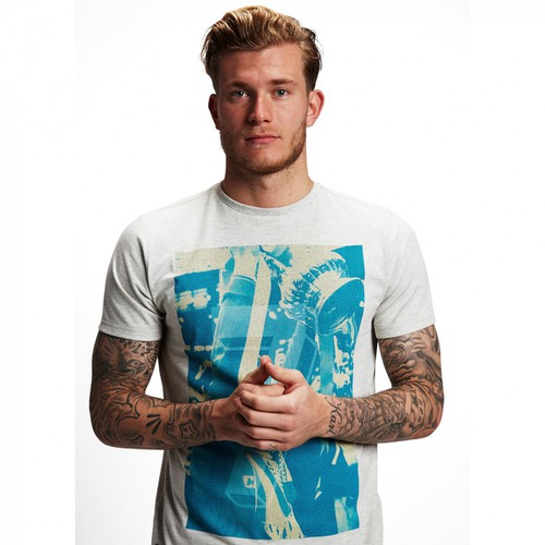 LFC Mens Ecru Marl Dalglish Tee