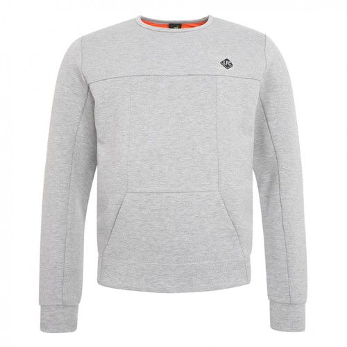 LFC Mens Grey Panelled Crew Neck Sweater