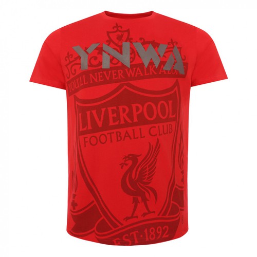 LFC Mens Red Crest YNWA Tee