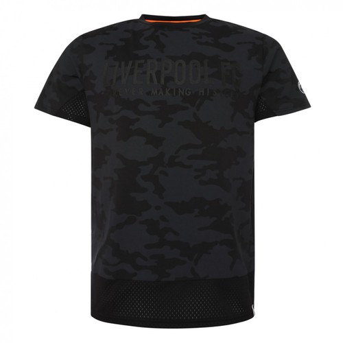 Liverpool FC Mens Black Camo Tee